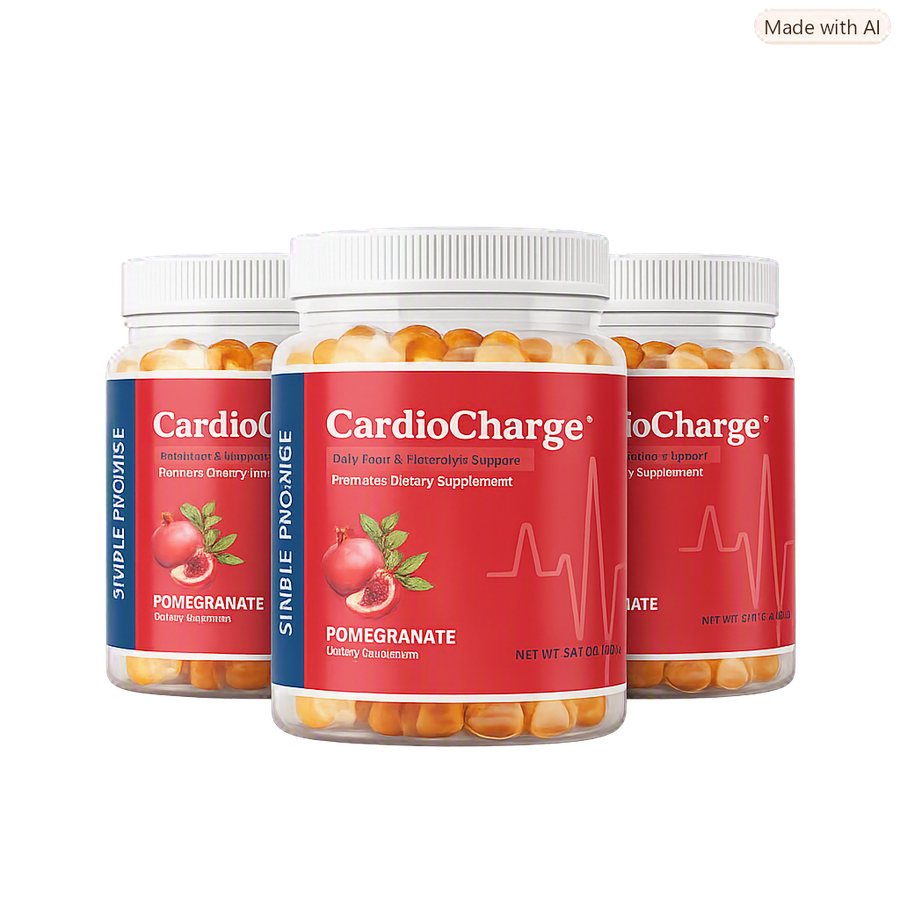 CardioCharge 2 bottle starter package — 60 day supply of cardiovascular support scoops